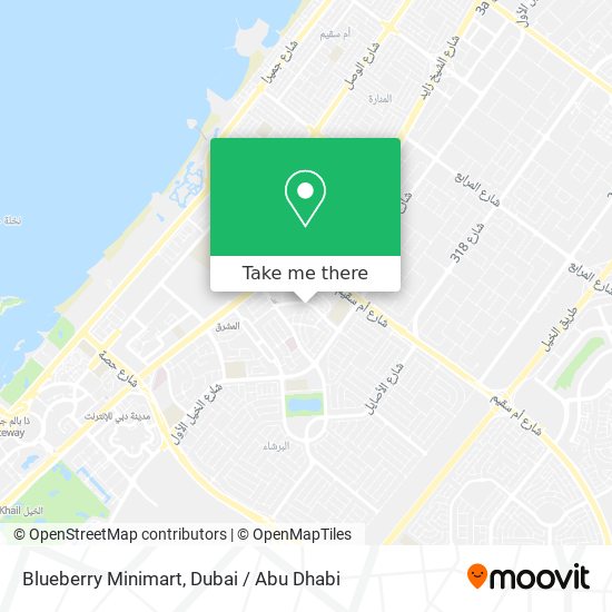 Blueberry Minimart map