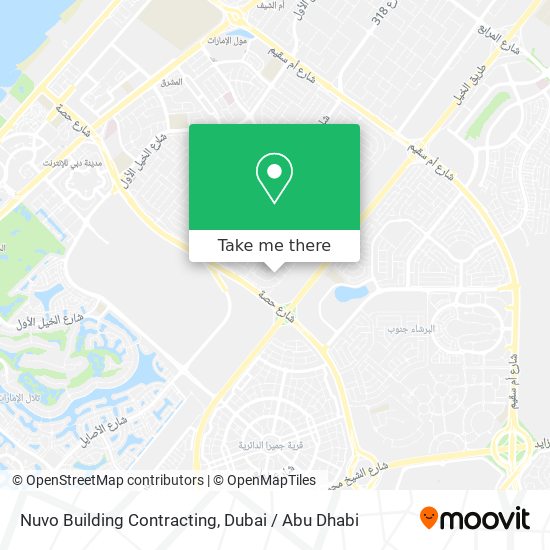 Nuvo Building Contracting map
