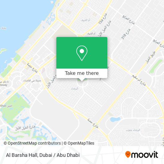 Al Barsha Hall map