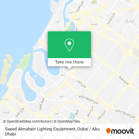 Saeed Almuhairi Lighting Equiptment map