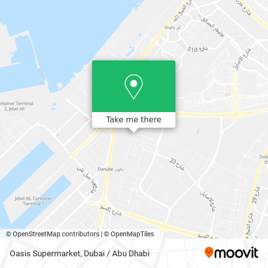 Oasis Supermarket map
