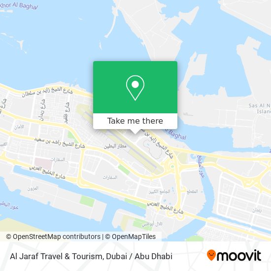 Al Jaraf Travel & Tourism map