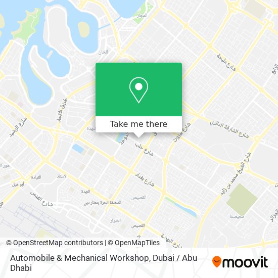 Automobile & Mechanical Workshop map