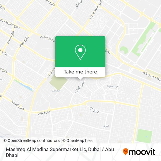 Mashreq Al Madina Supermarket Llc map