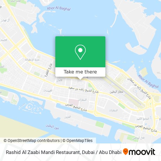 Rashid Al Zaabi Mandi Restaurant map