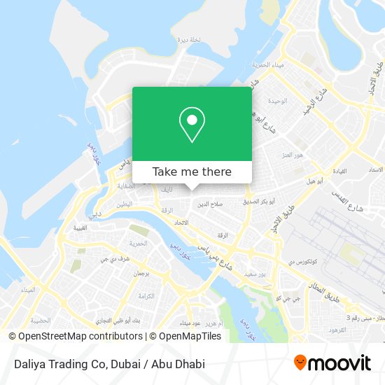 Daliya Trading Co map
