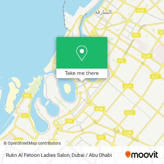 Rukn Al Fetoon Ladies Salon map