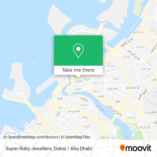 Super Ruby Jewellers map
