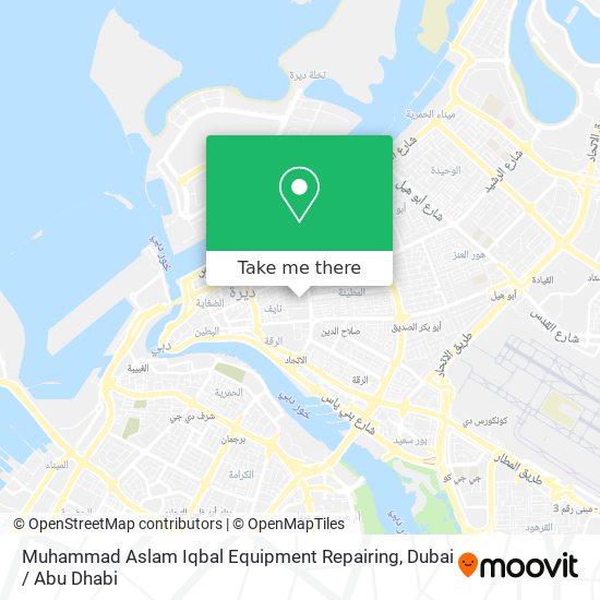 Muhammad Aslam Iqbal Equipment Repairing map