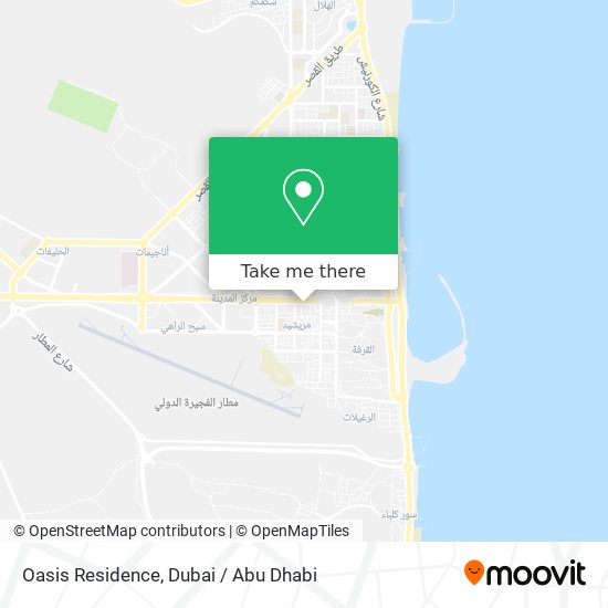 Oasis Residence map