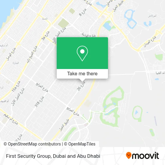 First Security Group map
