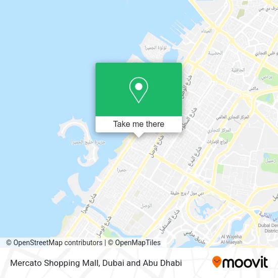 Mercato Shopping Mall map