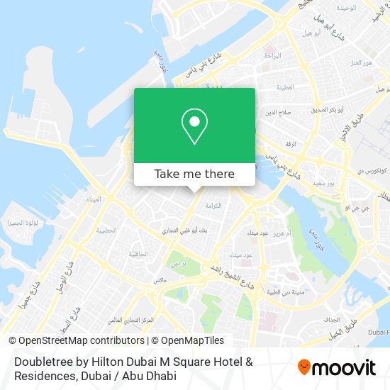Doubletree by Hilton Dubai M Square Hotel & Residences map