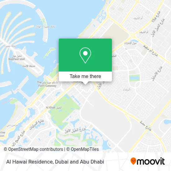 Al Hawai Residence map