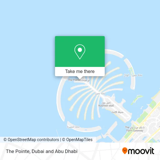 The Pointe map