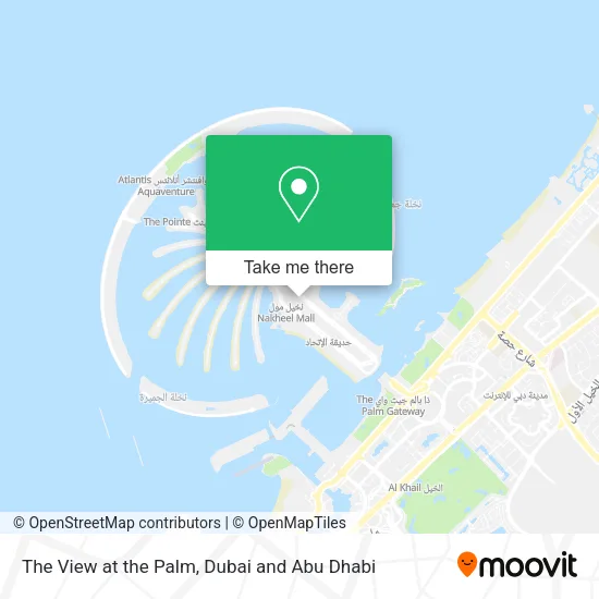 The View at the Palm map