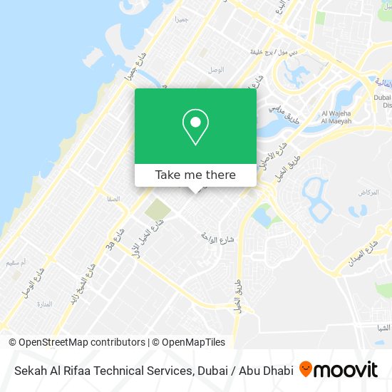 Sekah Al Rifaa Technical Services map