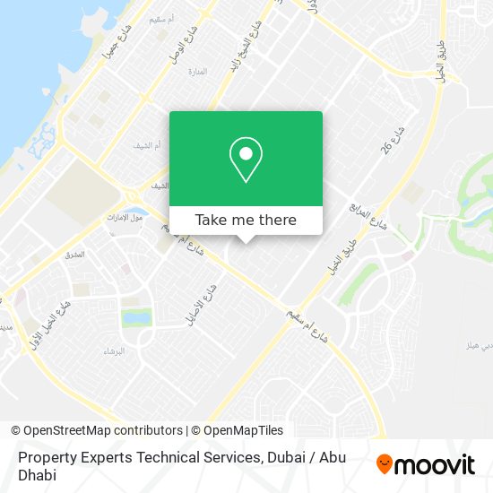 Property Experts Technical Services map