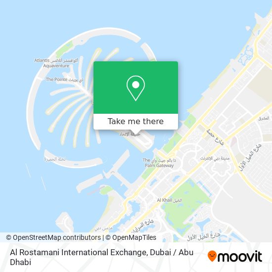 Al Rostamani International Exchange map