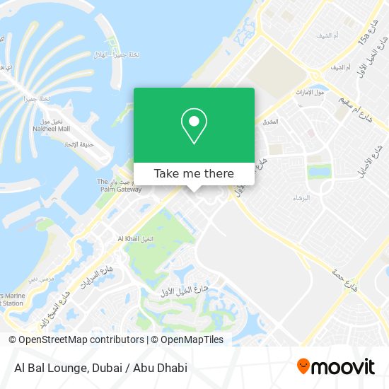 Al Bal Lounge map