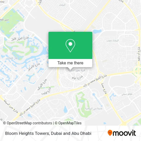Bloom Heights Towers map