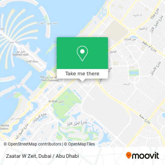 Zaatar W Zeit map