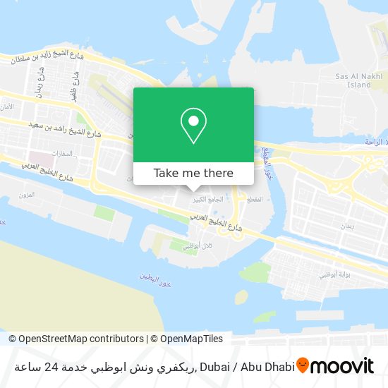 ريكفري ونش ابوظبي خدمة 24 ساعة map