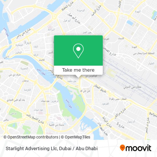 Starlight Advertising Llc map