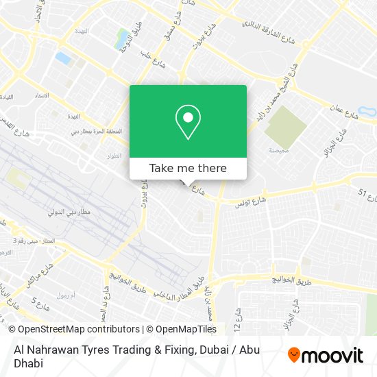 Al Nahrawan Tyres Trading & Fixing map