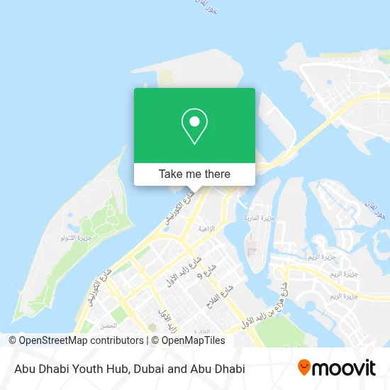Abu Dhabi Youth Hub map