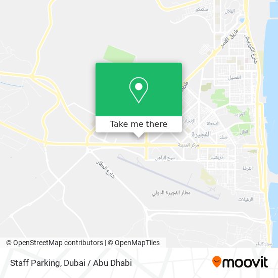 Staff Parking map