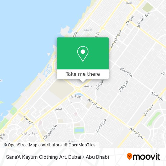 Sana'A Kayum Clothing Art map