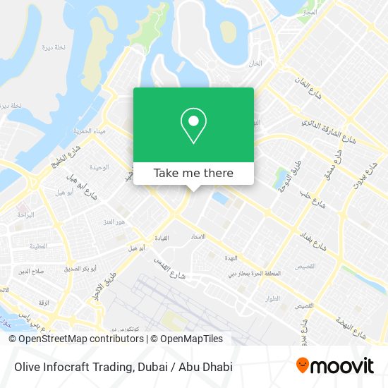 Olive Infocraft Trading map