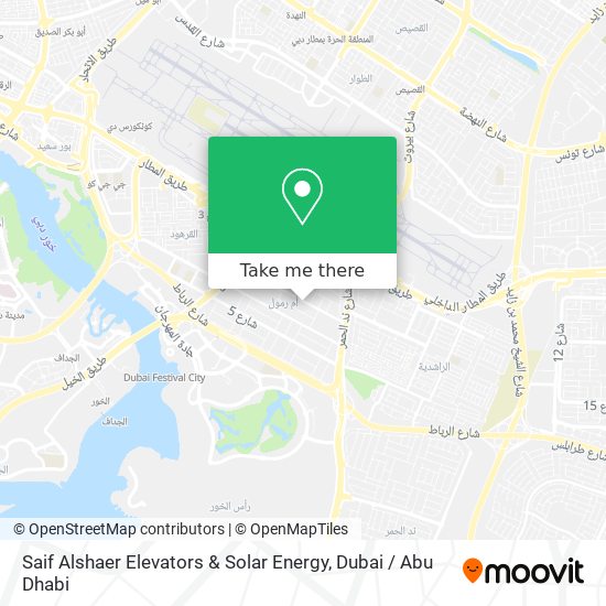 Saif Alshaer Elevators & Solar Energy map
