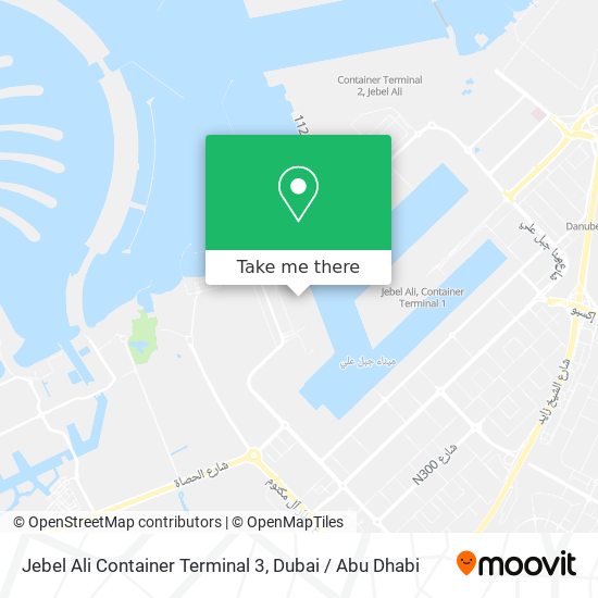 Jebel Ali Container Terminal 3 map