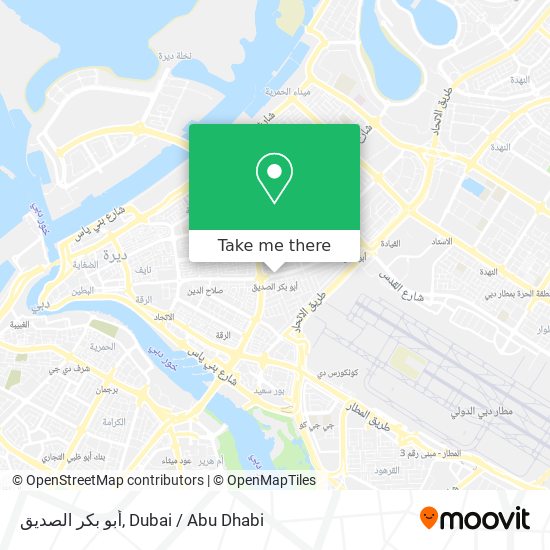 أبو بكر الصديق map