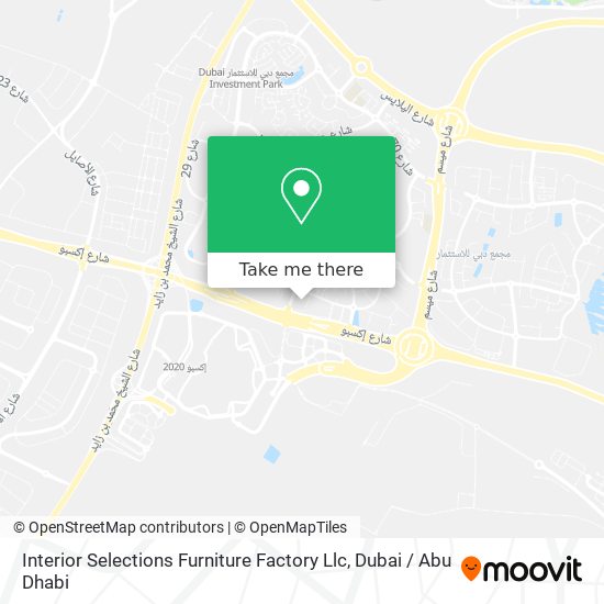 Interior Selections Furniture Factory Llc map