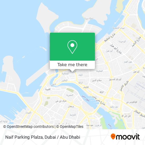 Naif Parking Plalza map