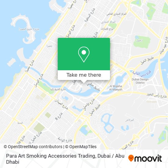 Para Art Smoking Accessories Trading map