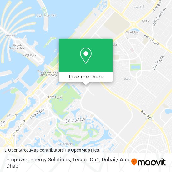 Empower Energy Solutions, Tecom Cp1 map