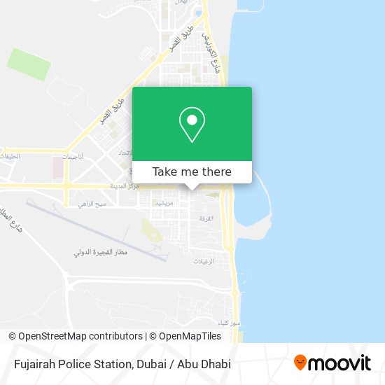 Fujairah Police Station map