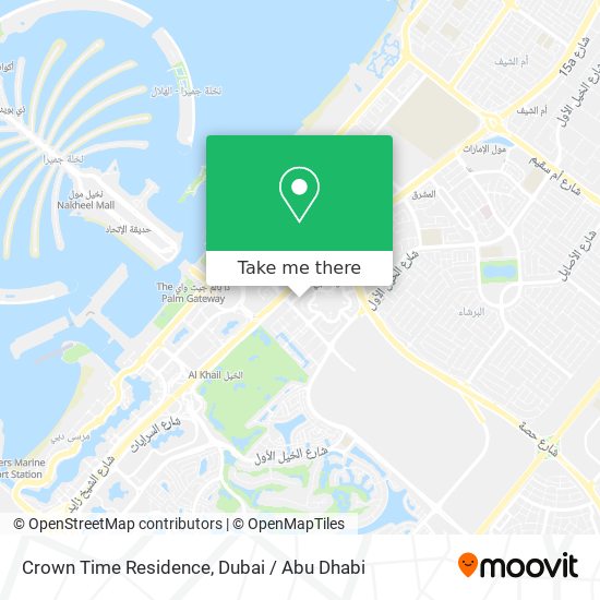 Crown Time Residence map