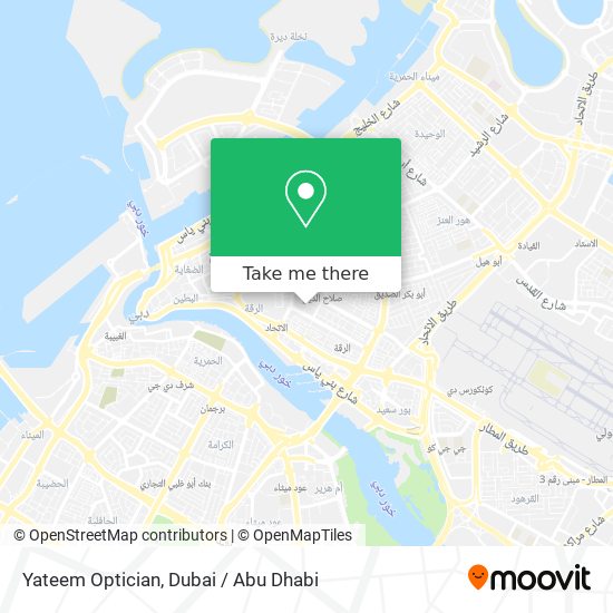 Yateem Optician map