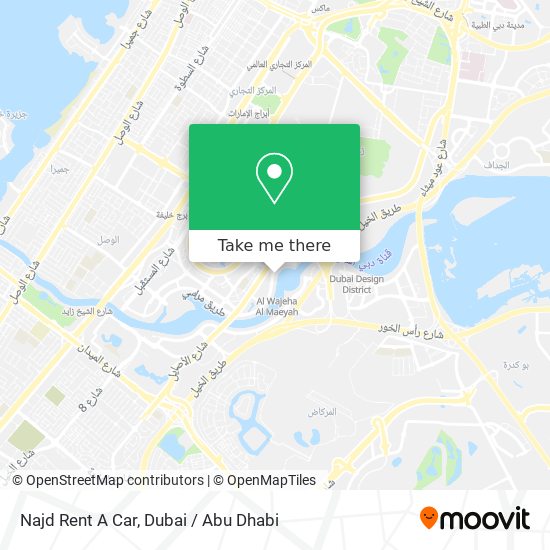 Najd Rent A Car map