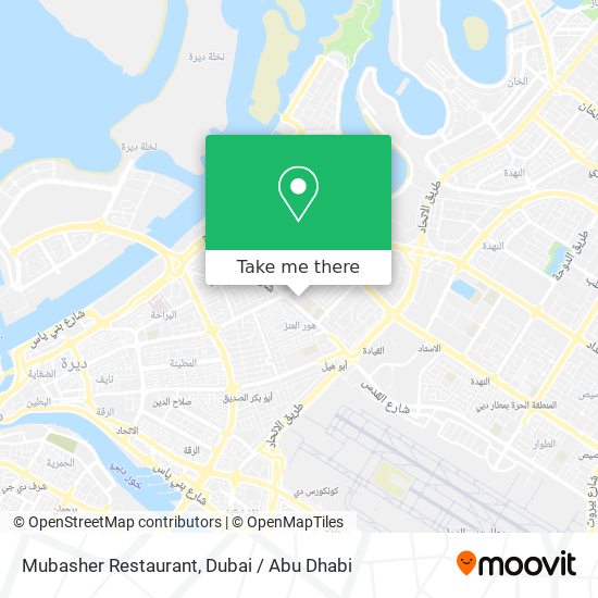 Mubasher Restaurant map