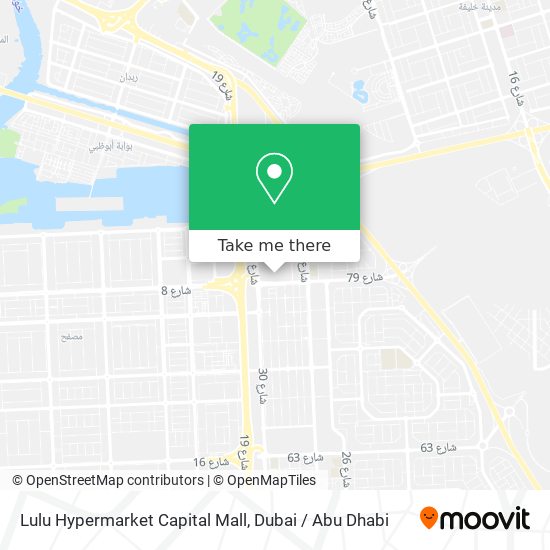Lulu Hypermarket Capital Mall map