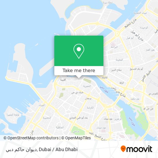 ديوان حاكم دبي map