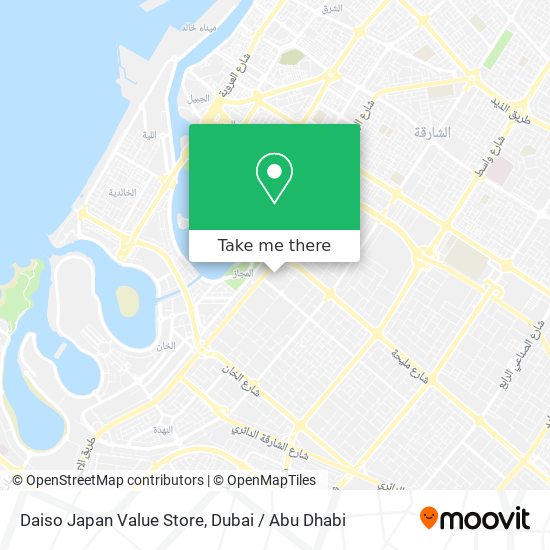 Daiso Japan Value Store map