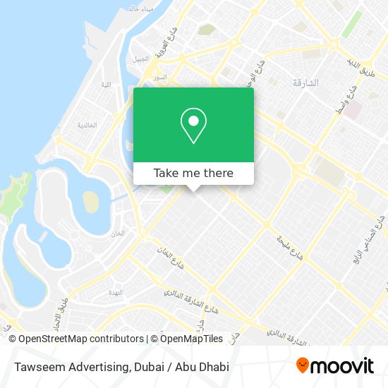 Tawseem Advertising map