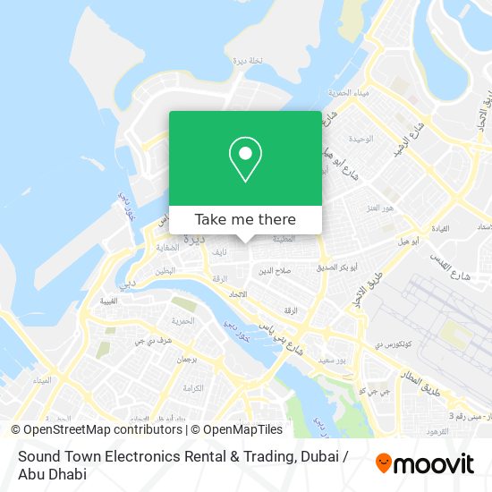 Sound Town Electronics Rental & Trading map